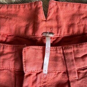 Free people women's cotton baggy pants. Size 8